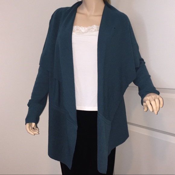 waterfall collar cardigan
